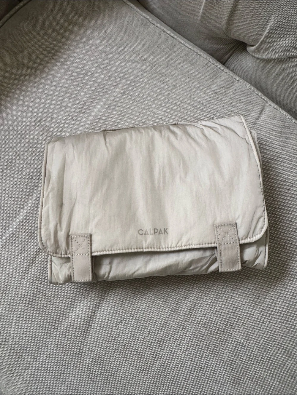 CALPAK diaper changing pad organizer Cream
